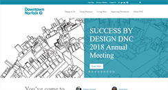 Desktop Screenshot of downtownnorfolk.org