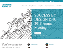 Tablet Screenshot of downtownnorfolk.org